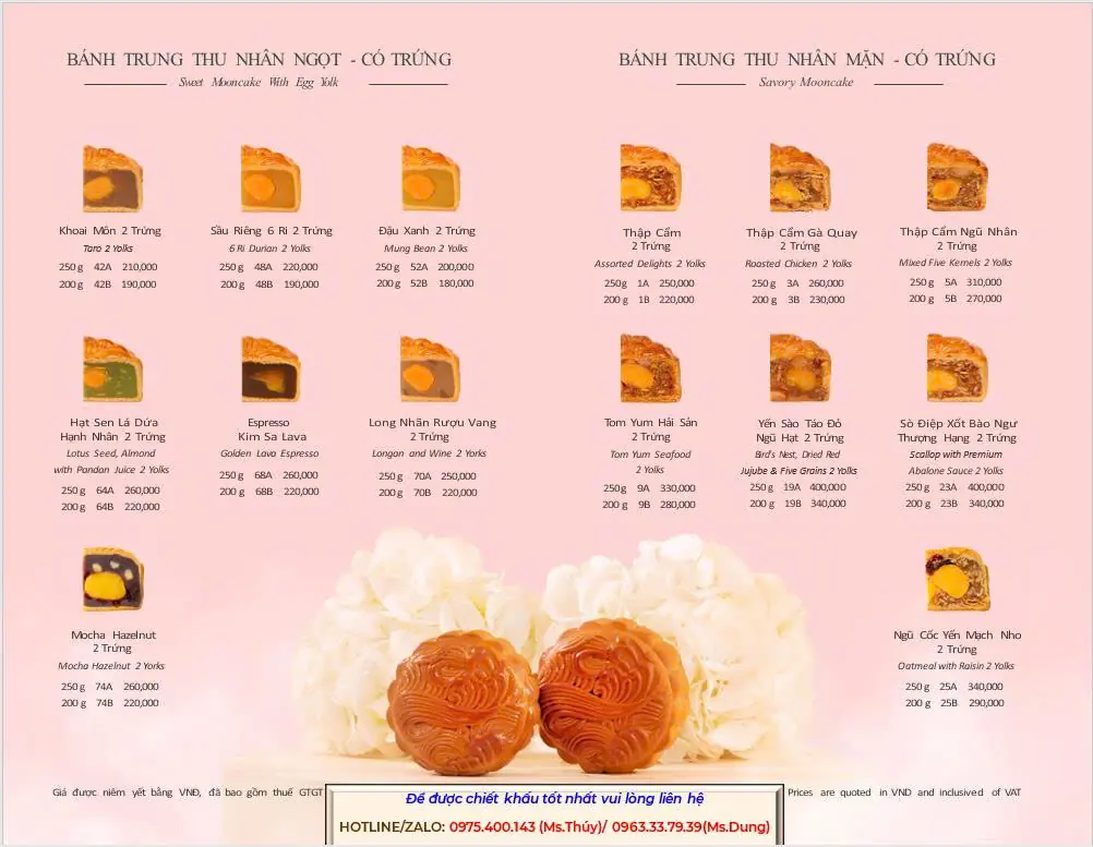 Catalogue bánh trung thu Brodard 2026 trang 4