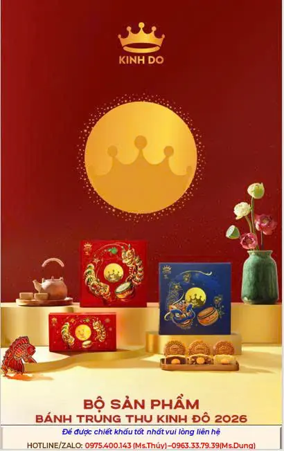 Catalogue bánh trung thu Kinh Đô 2026 trang 1