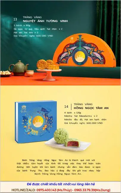Catalogue bánh trung thu Kinh Đô 2026 trang 1