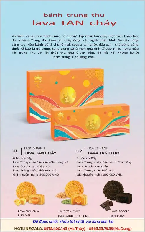 Catalogue bánh trung thu Kinh Đô 2026 trang 2