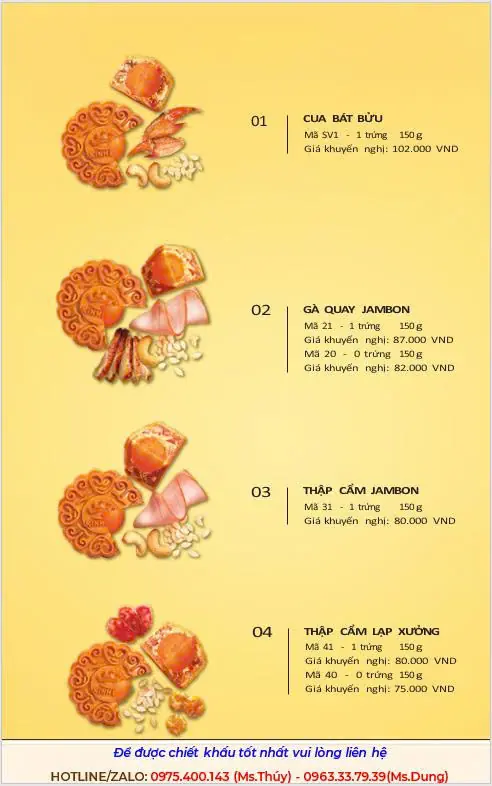 Catalogue bánh trung thu Kinh Đô 2026 trang 3