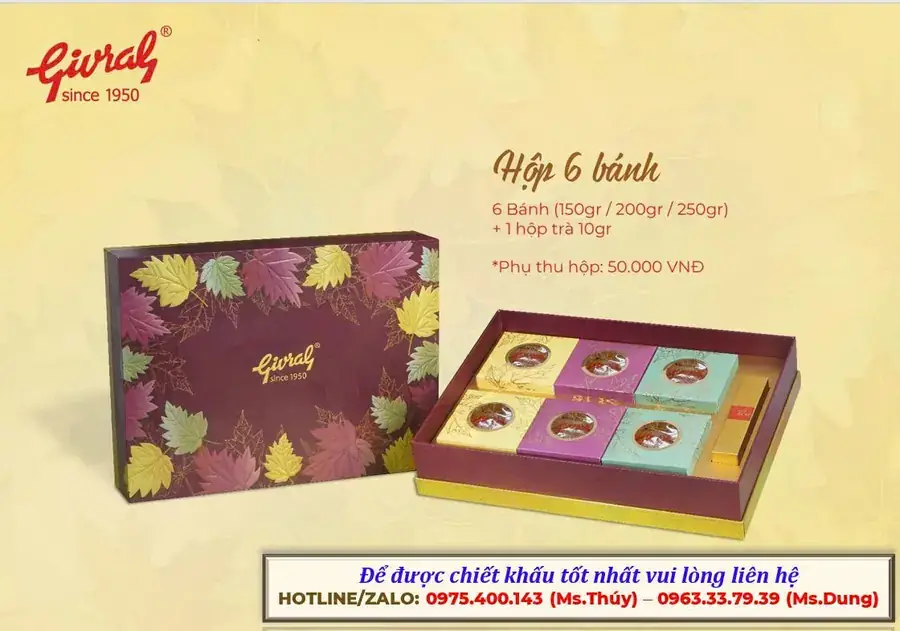 Mẫu hộp quà bánh trung thu cho doanh nghiệp